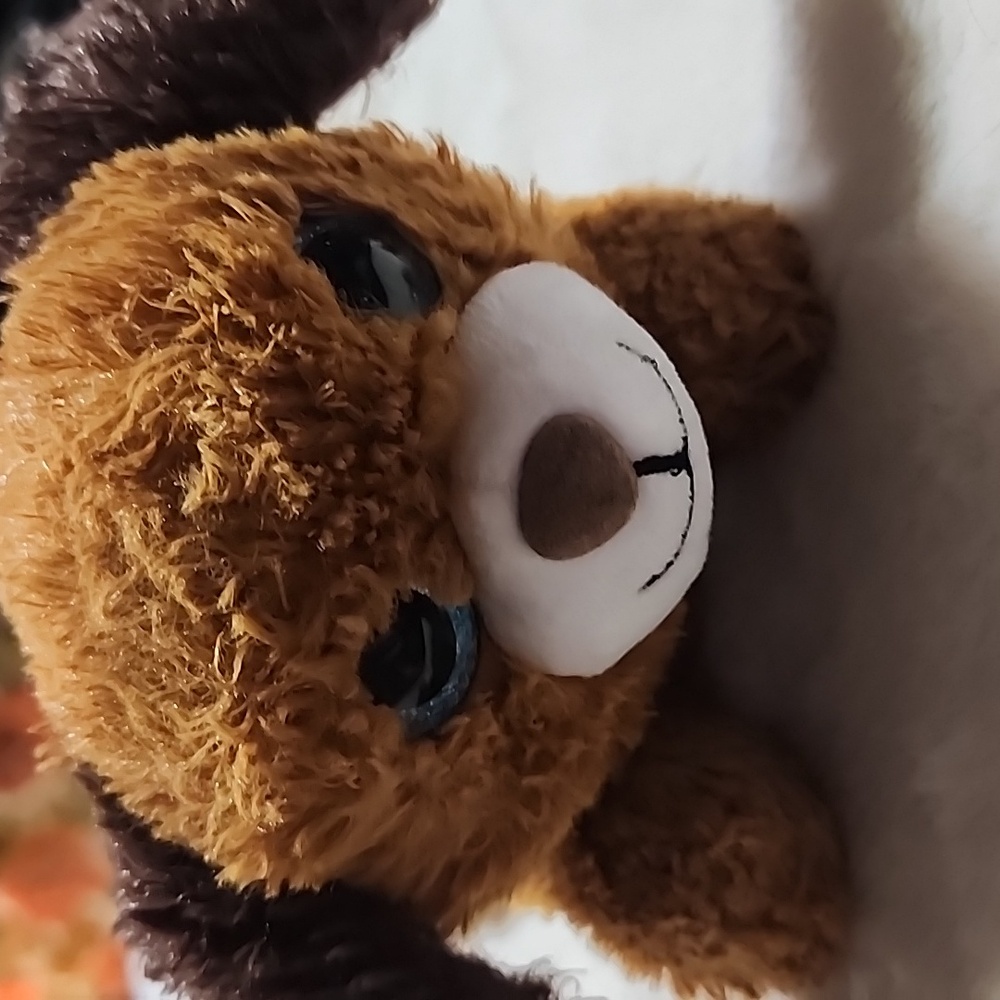 VINTAGE  SMALL STUFFED TOY PUPPY 🐶.